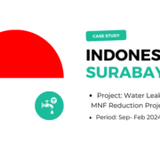 water leak detection and mnf reduction project in surabaya