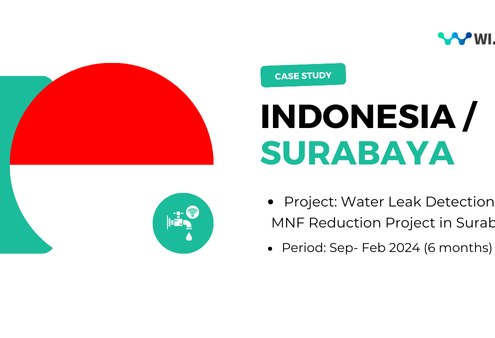 water leak detection and mnf reduction project in surabaya